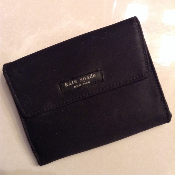 kate spade Handbags - KATE SPADE Francis french wallet black nylon (C6)